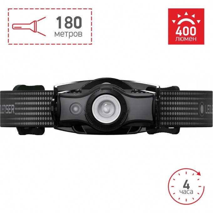Аккумуляторный налобный фонарь LED LENSER MH5 черный 502147 Аккумуляторный налобный фонарь LED LENSER MH5 черный 502147