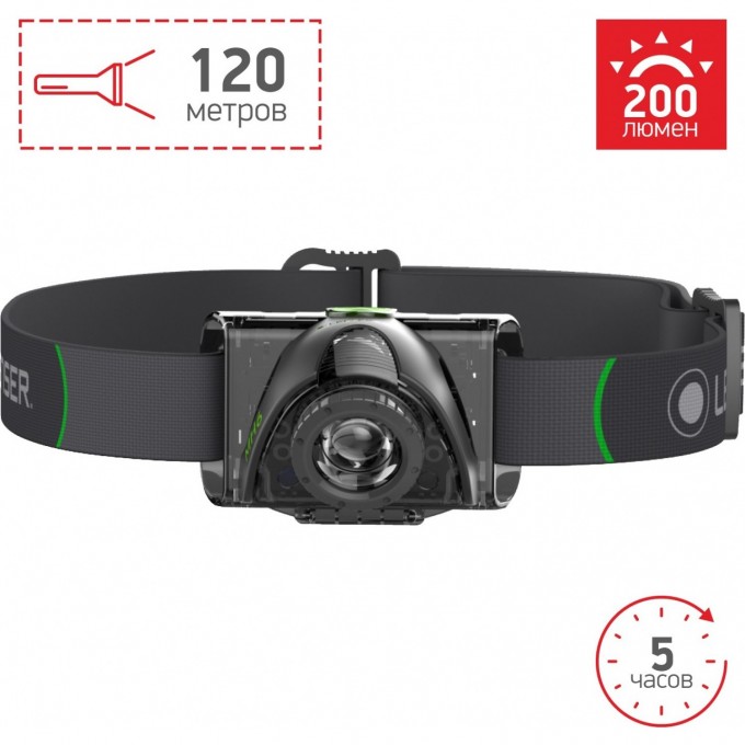 Аккумуляторный налобный фонарь LED LENSER MH6 501512 Аккумуляторный налобный фонарь LED LENSER MH6 501512