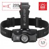 Аккумуляторный налобный фонарь LED LENSER MH7 черно-серый 501599