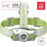 Аккумуляторный налобный фонарь LED LENSER MH7 зелено-белый 500991