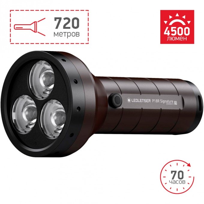 Cветодиодный фонарь LED LENSER P18R Signature 502191 Cветодиодный фонарь LED LENSER P18R Signature 502191