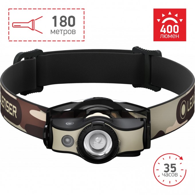 Налобный фонарь LED LENSER MH4 черно-песочный 502152 Налобный фонарь LED LENSER MH4 черно-песочный 502152