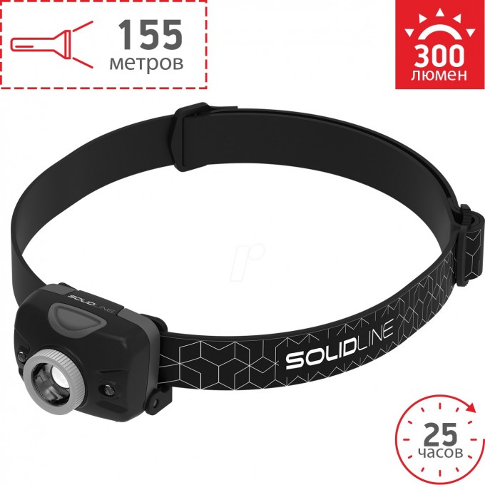 Налобный фонарь LED LENSER Solidline SH2 502203 Налобный фонарь LED LENSER Solidline SH2 502203