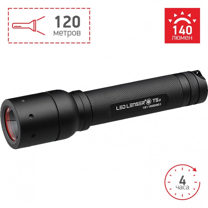 Тактический фонарь LED LENSER T5.2 9805 Тактический фонарь LED LENSER T5.2 9805