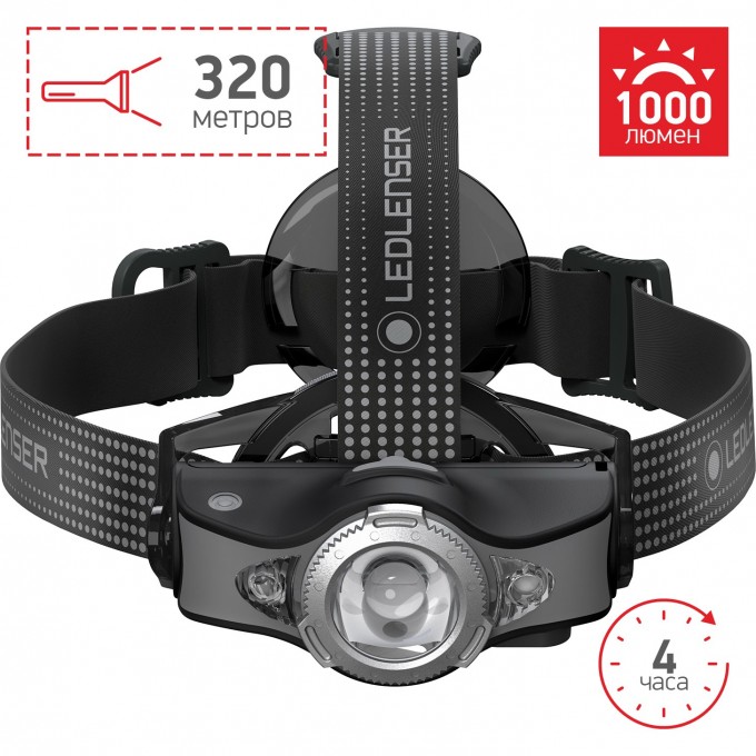 Аккумуляторный налобный фонарь LED LENSER MH11 черный 500996 Аккумуляторный налобный фонарь LED LENSER MH11 черный 500996