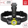 Аккумуляторный налобный фонарь LED LENSER MH7 черно-желтый 502154