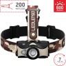 Аккумуляторный налобный фонарь LED LENSER MH8 черно-песочный 502157