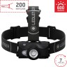 Аккумуляторный налобный фонарь LED LENSER MH8 черно-серый 502156