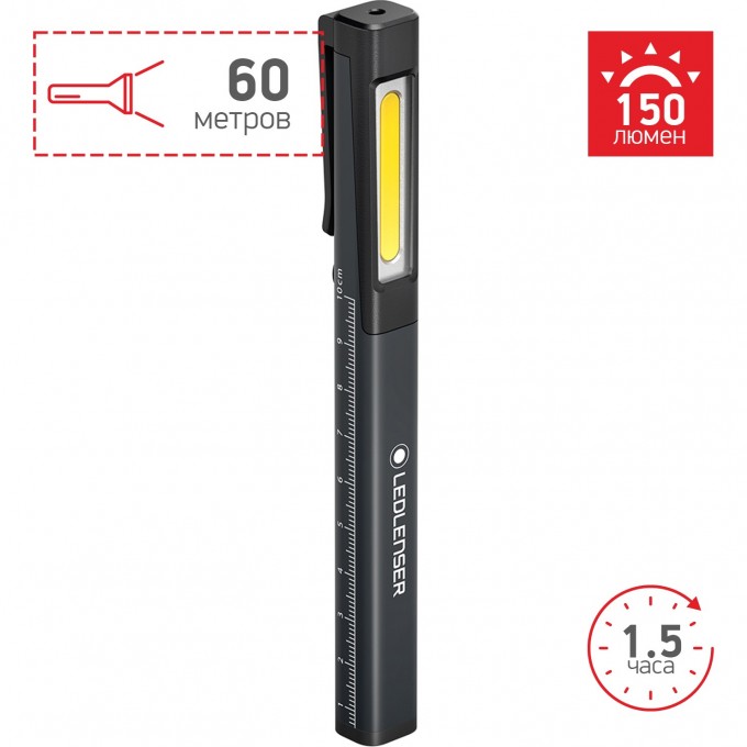 Cветодиодный фонарь LED LENSER IW2R Laser 502083 Cветодиодный фонарь LED LENSER IW2R Laser 502083