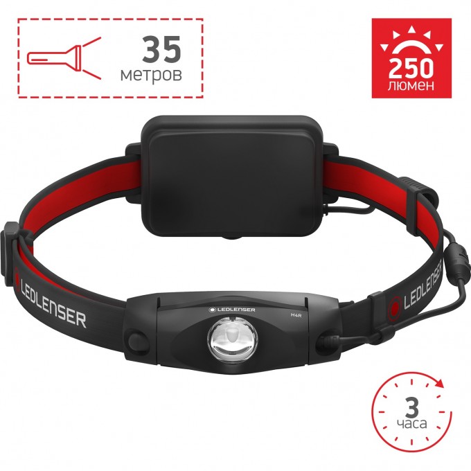 Налобный фонарь LED LENSER H4R 501098 Налобный фонарь LED LENSER H4R 501098