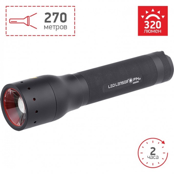 Фонарь профессиональный LED LENSER P14.2 9414 Фонарь профессиональный LED LENSER P14.2 9414